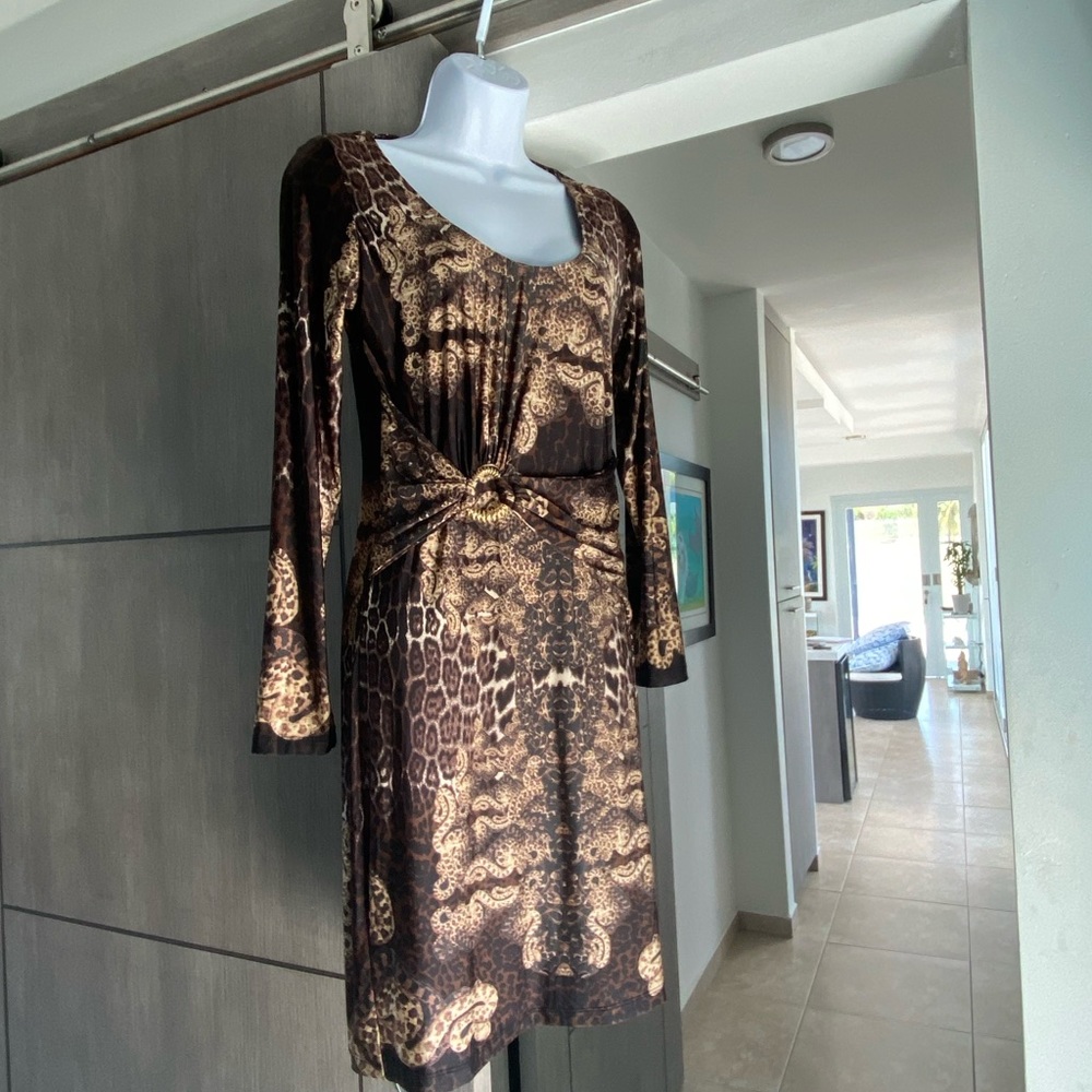 Roberto Cavalli animal print dress